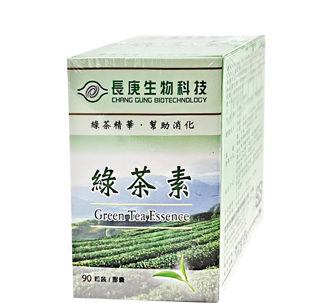長庚生物科技 綠茶素, 90顆, 0.5g, 1盒