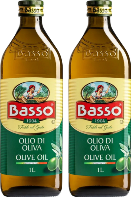 Basso 巴碩 橄欖油, 1L, 2瓶