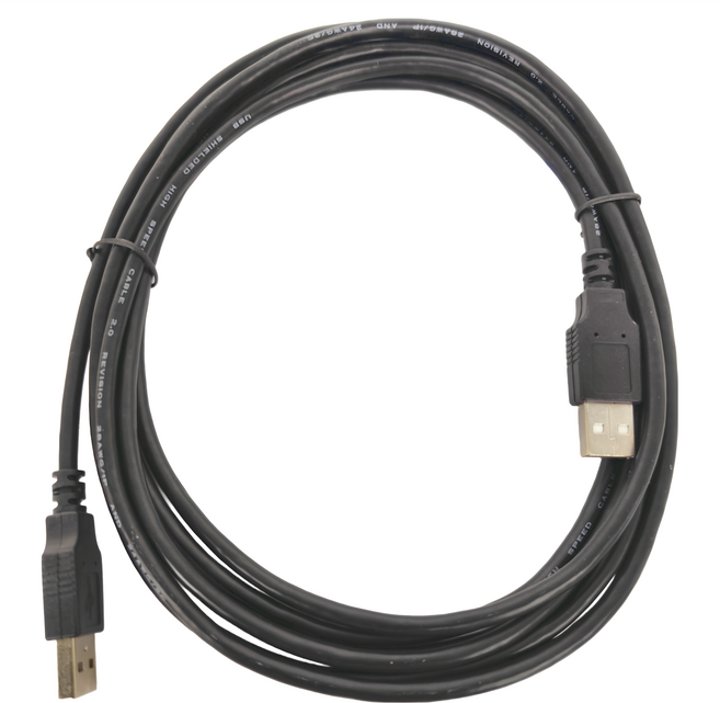 VEnTIOn 威迅 Cable 超強效抗干擾USB A公-A公 H-USB-AAPP03 300cm, 黑色, 1個