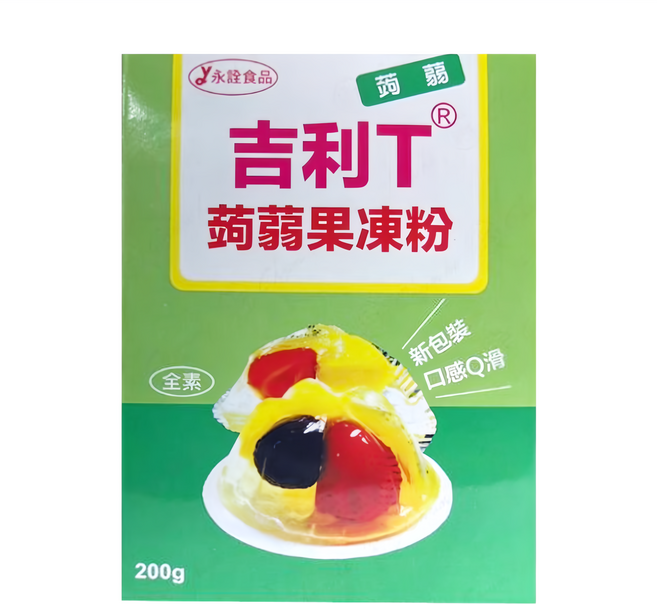 永詮食品 吉利T 蒟蒻果凍粉, 1盒, 200g