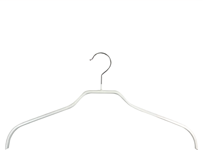 MAWA Silhouette light止滑無痕衣架 42 x 20 x 0.4cm, 白色, 4支