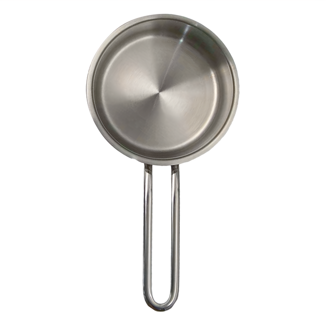 WMF 不鏽鋼單柄牛奶鍋 0712786041, 12cm, 銀色, 1個
