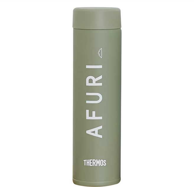 THERMOS 膳魔師 AFURI 20週年紀念 日本限定 口袋 保溫杯 180ml, 綠色, 1個