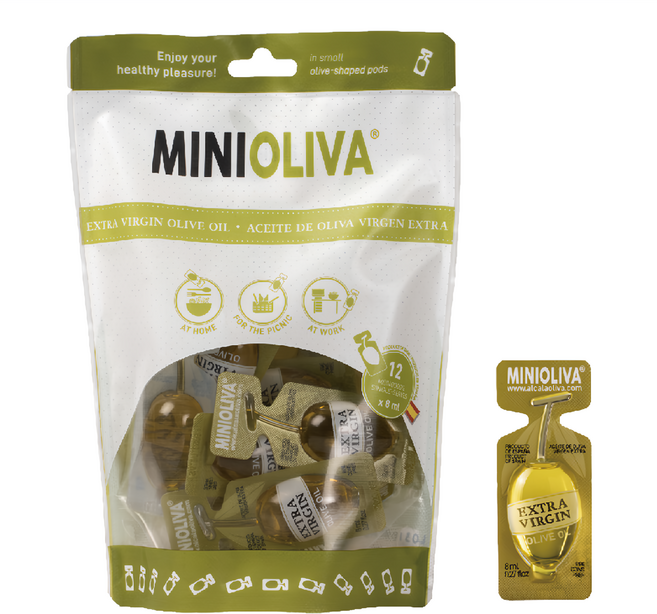 MINIOLIVA 特級初榨橄欖油隨身包 12入, 96ml, 1包