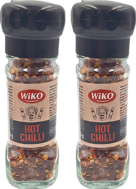 Wiko 辣椒海鹽研磨罐, 50g, 2瓶