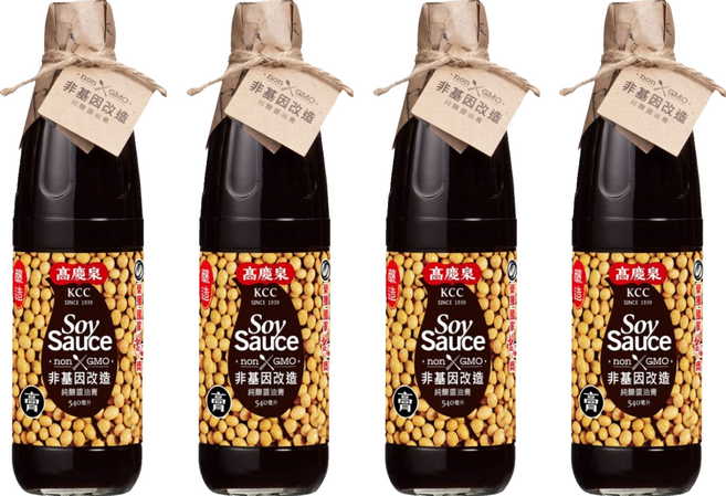 高慶泉 非基因改造純釀醬油膏, 540ml, 4瓶