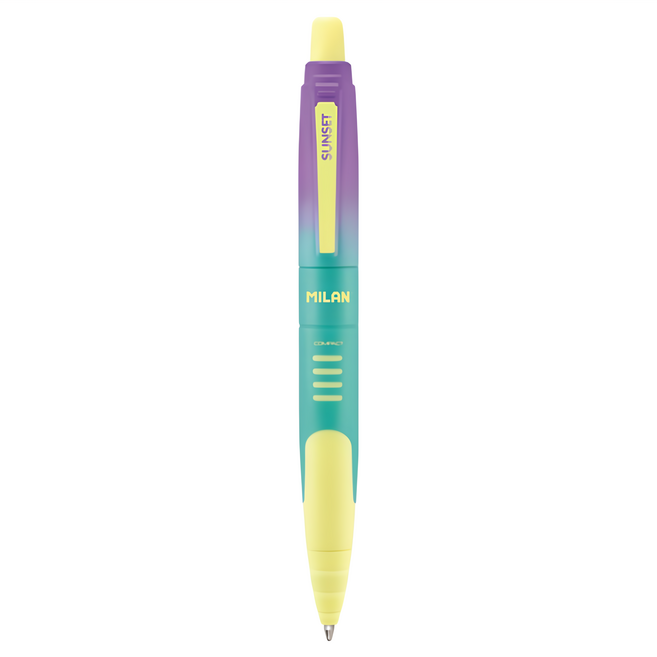 MILAN COMPACT雲彩朵朵原子筆 1.0mm 4色隨機出貨, 藍, 1支