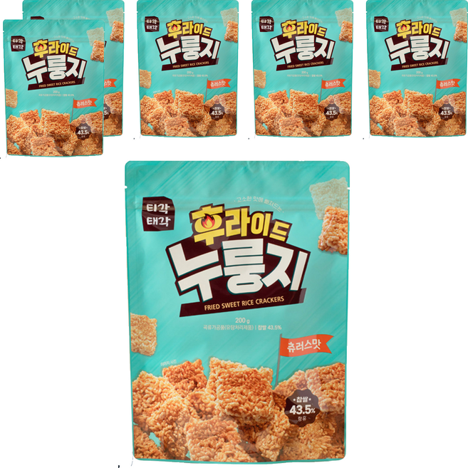 Tigak Taegak 鍋巴餅乾 吉拿棒口味, 200g, 6包