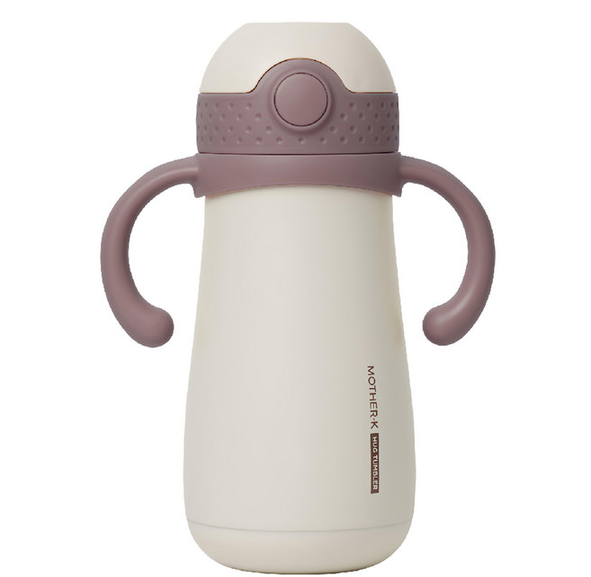 MOTHER-K Hug 防逆流不鏽鋼保溫杯 260g, 暮紫, 350ml, 1個