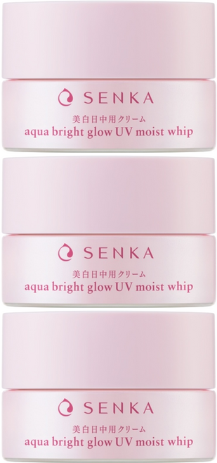 SENKA 專科 台灣公司貨 水透亮白輕盈日霜 SPF 25PA++, 50g, 3罐