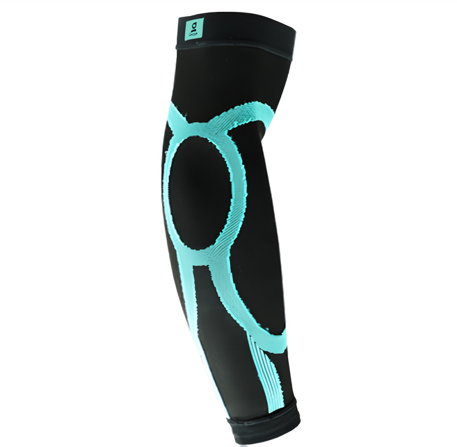 Greaten 極騰 ET-FIT 系列 區段壓縮機能袖套 PP0001EB, 黑色 + 綠色, 1件