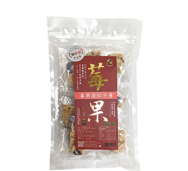 珍田生機 莓果杏仁千層, 120g, 1袋