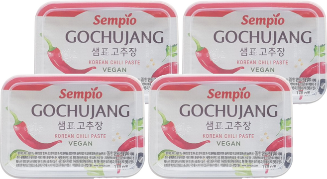 Sempio 膳府 韓國傳統辣椒醬, 170g, 4罐