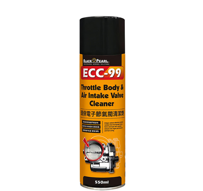 BlackPearl 黑珍珠 環保電子節氣閥清潔劑 ECC-99, 550ml, 1瓶