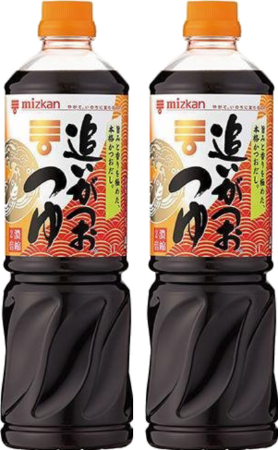 mizkan 味滋康 追鰹麵味露, 1L, 2瓶