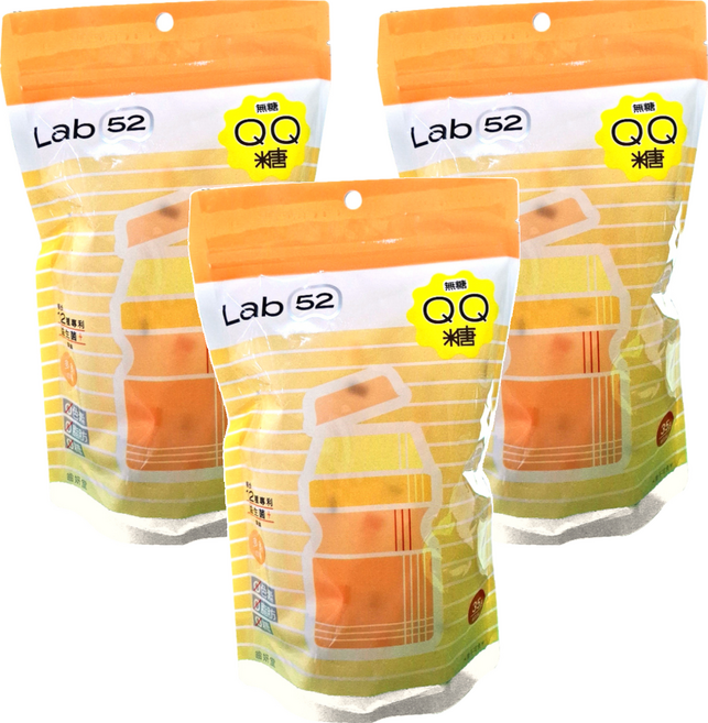 Lab52 齒妍堂無糖QQ軟糖系列 35顆, 多多, 87.5g, 3包