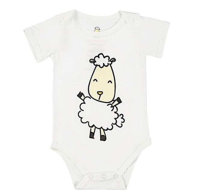 baa baa sheepz 抱抱羊 短袖包屁衣