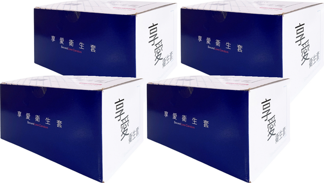 S&L 享愛 透薄保險套 家庭號, 4盒, 144個