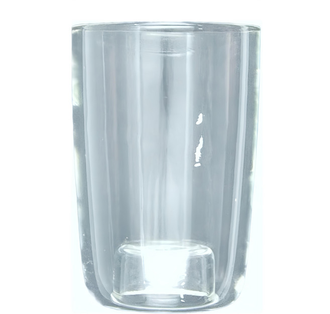 TG 耐熱玻璃蠟燭台 D82mm x H120mm, 棕色
