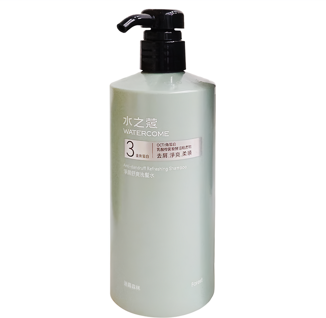WATERCOME 水之蔻 淨屑舒爽洗髮水 迷霧森林, 450ml, 1瓶
