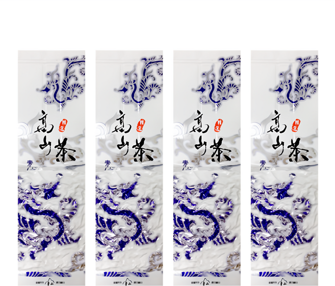 喝茶閒閒 青花瓷冷韻金萱茶葉, 1組, 150g, 4包