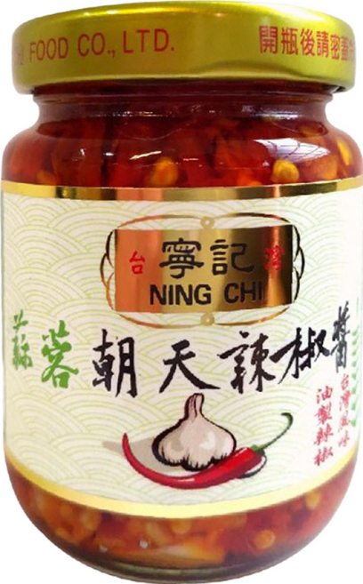 寧記 蒜蓉朝天辣椒醬, 120g, 3罐