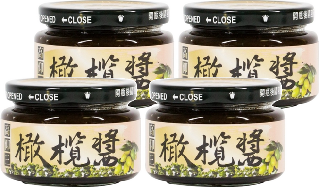 高仰三 橄欖醬, 170g, 4罐