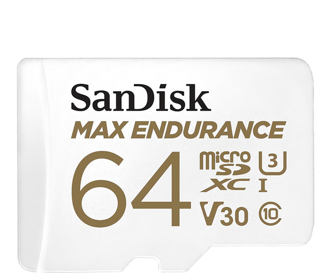 SanDisk 晟碟 公司貨 MAX ENDURANCE microSDXC 記憶卡, 64GB, 1個