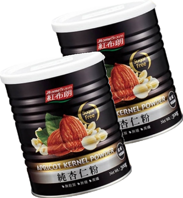 HomeBrown 紅布朗 純杏仁粉, 300g, 2罐