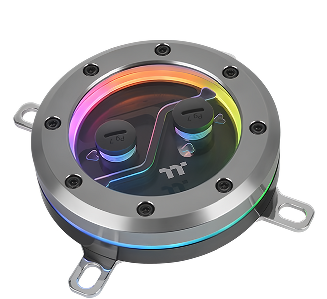 thermaltake 曜越 Pacific SW1 Plus CPU 水冷頭, 黑色, 1個