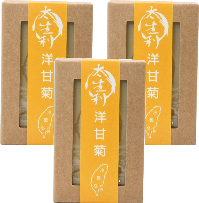 太生利 洋甘菊皂 台灣冷製手工皂, 100g, 3個