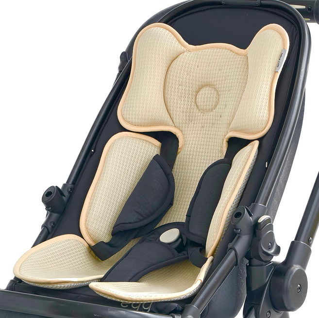 La vikit Liner Luft 四季通用嬰兒推車涼墊, 1個, 米色