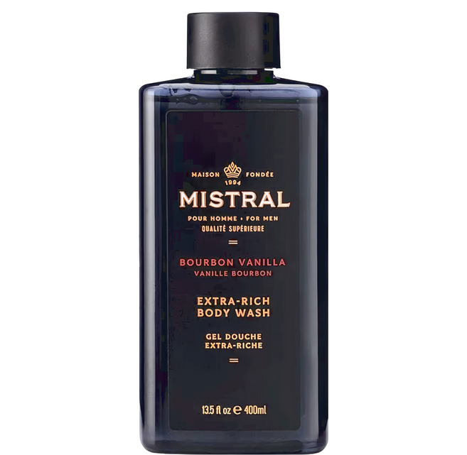MISTRAL BODY 波本威士忌 洗髮沐浴露 煙燻威士忌, 400ml, 1瓶