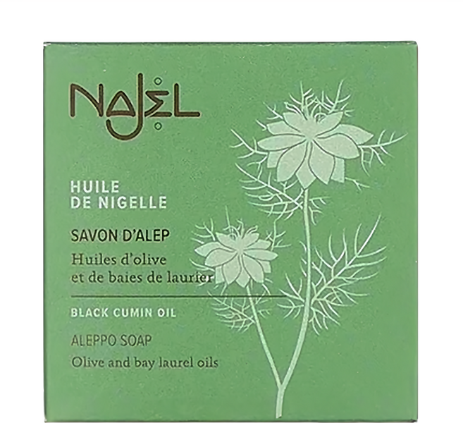 敘利亞NAJEL 娜爵 台灣公司貨 阿勒坡手工古皂 黑種籽草油, 100g, 1個
