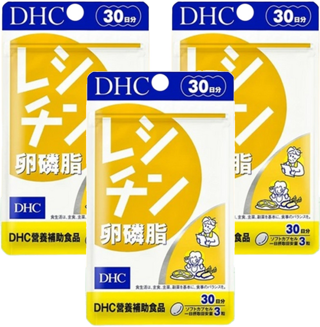 DHC 台灣公司貨 卵磷脂 30日份, 90顆, 415mg, 3包