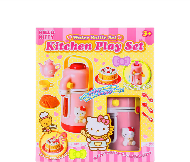 Hello Kitty 凱蒂貓 茶具組, 混合顏色, 1組