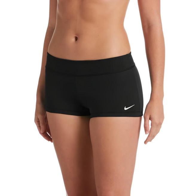 NIKE 耐吉 ESSENTIAL 成人女性四角泳褲, 黑色