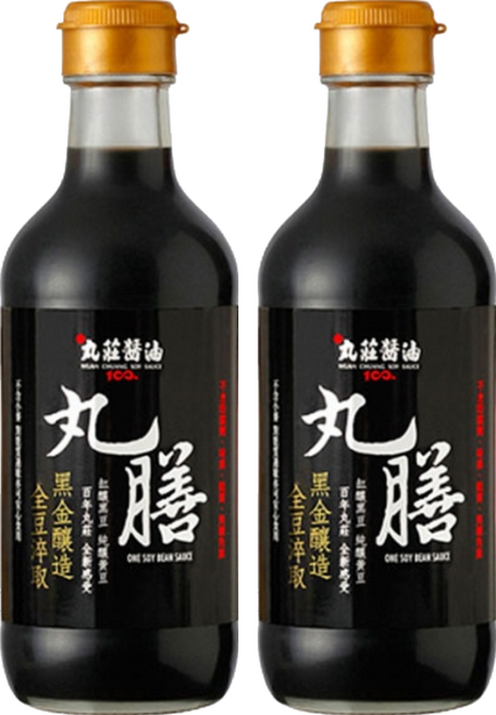 丸莊醬油 丸膳全豆萃取純釀醬油, 300ml, 2瓶