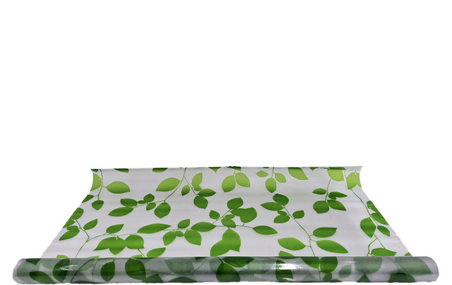 特長防窺抗UV無膠玻璃靜電貼 60 x 300cm, 綠葉舞, 1個