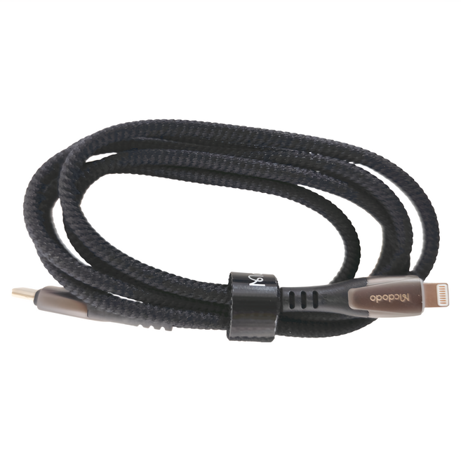 Mcdodo 麥多多 保時捷PD線 TypeC to Lightning 49g, 1.2m, 1條, 黑色