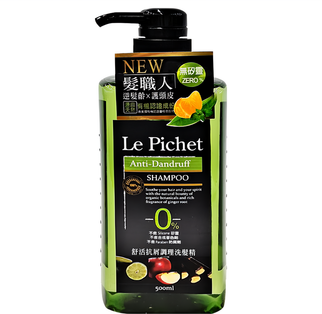 Le Pichet 髮職人 舒活抗屑調理洗髪精, 500ml, 1瓶