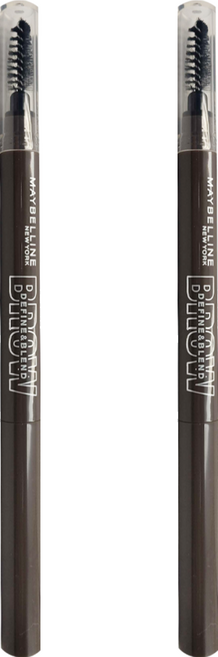 MAYBELLINE 媚比琳 台灣公司貨 武士道塑型眉筆 0.16g, 灰棕色, 2支