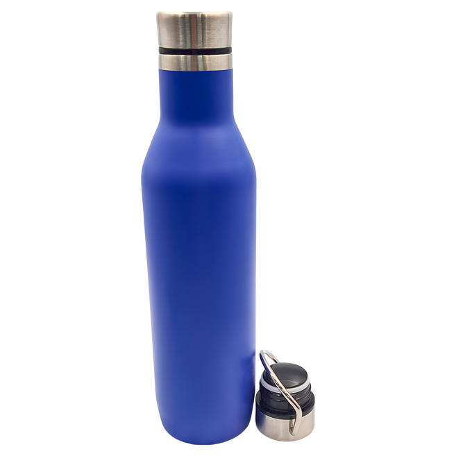 GrandTies Traveler系列 雙蓋不鏽鋼保溫瓶, 紫藤花, 620ml, 1個