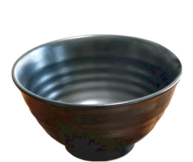 佐和陶瓷 日本製 消光黑 6吋井 丼飯碗 麵碗 家用碗 17.5 x 9cm 1L 1個