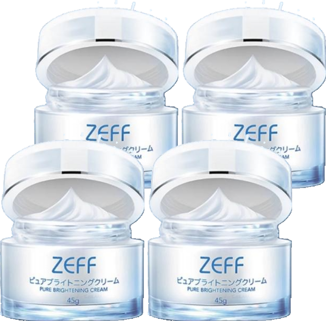 日本 ZEFF 素顏霜, 白色, 4罐