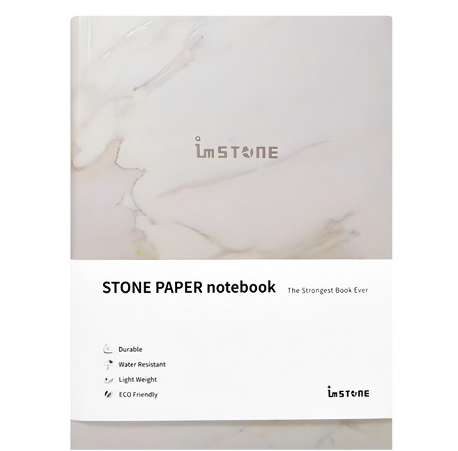 imSTONE 磊積思考筆記本 A5 輕巧便攜, 1本, 白大理石