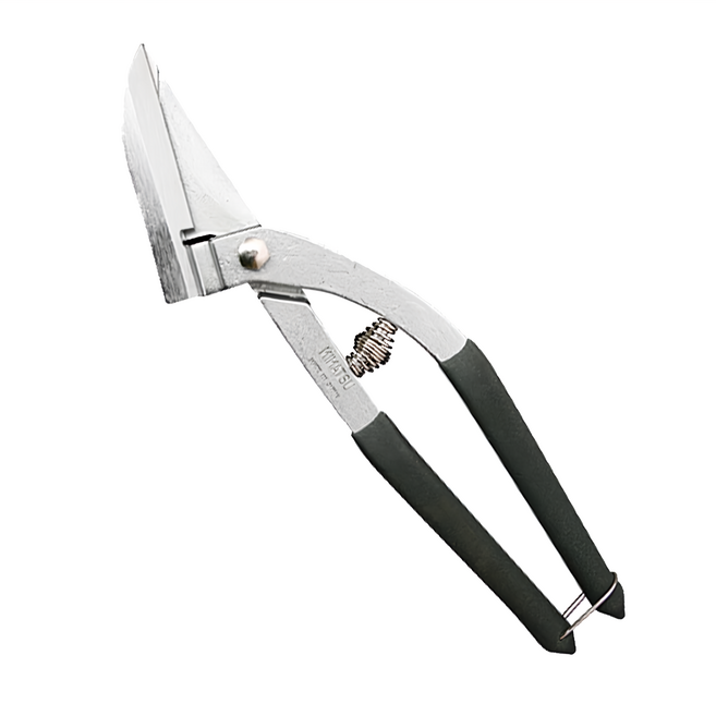 金鹿工具 MIMATSU 白金直線剪 250mm 黑色 360g, 1個