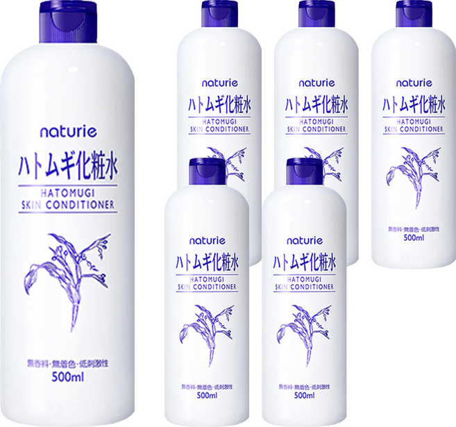 imju naturie 台灣公司貨 薏仁清潤化妝水, 500ml, 6瓶