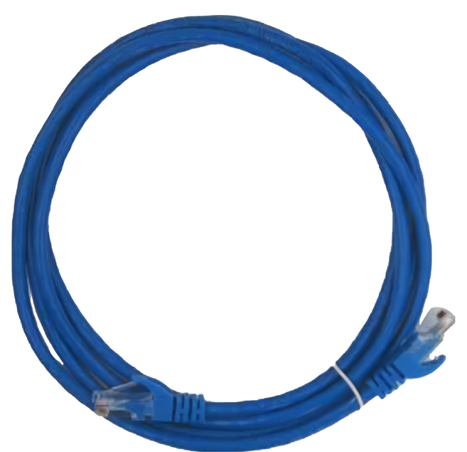 高速網路線 CAT6 藍色 多股無氧銅環保PVC, 2m, 1組
