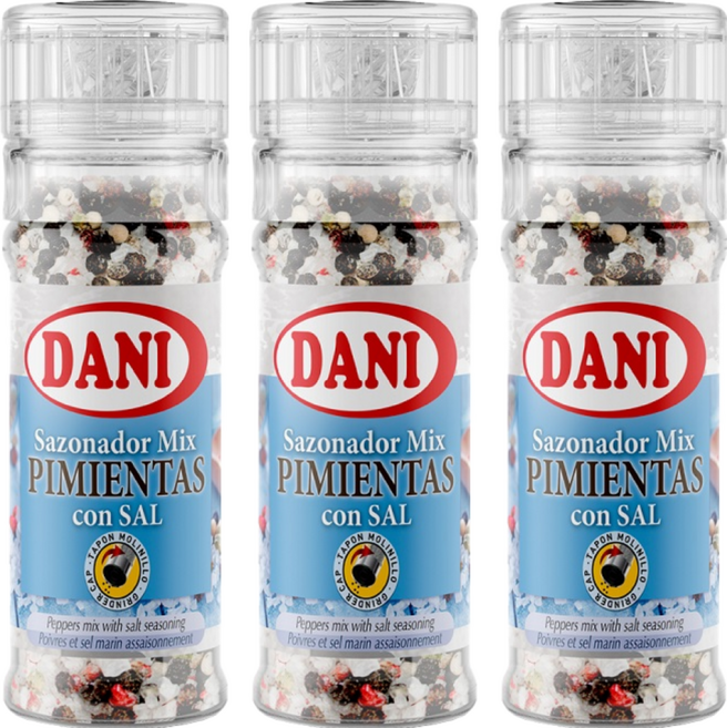 DANI 綜合胡椒粒鹽, 70g, 3瓶